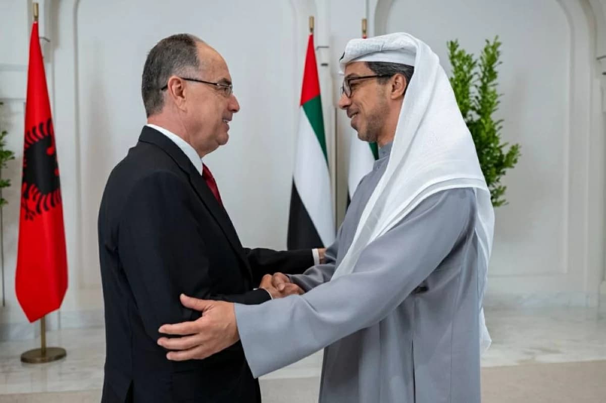 Mansoor bin Zayed Talks Albania Partnerships