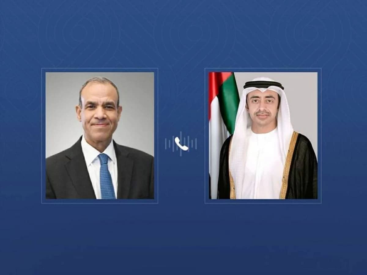 عبدالله بن زايد ونظيره المصري يناقشان مستجدات المنطقة