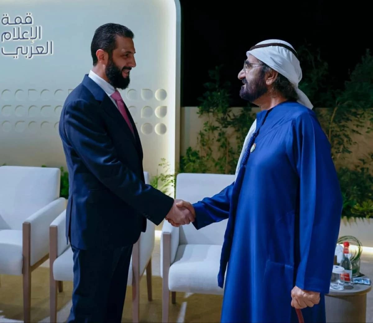Mohammed bin Rashid on Syria's progress