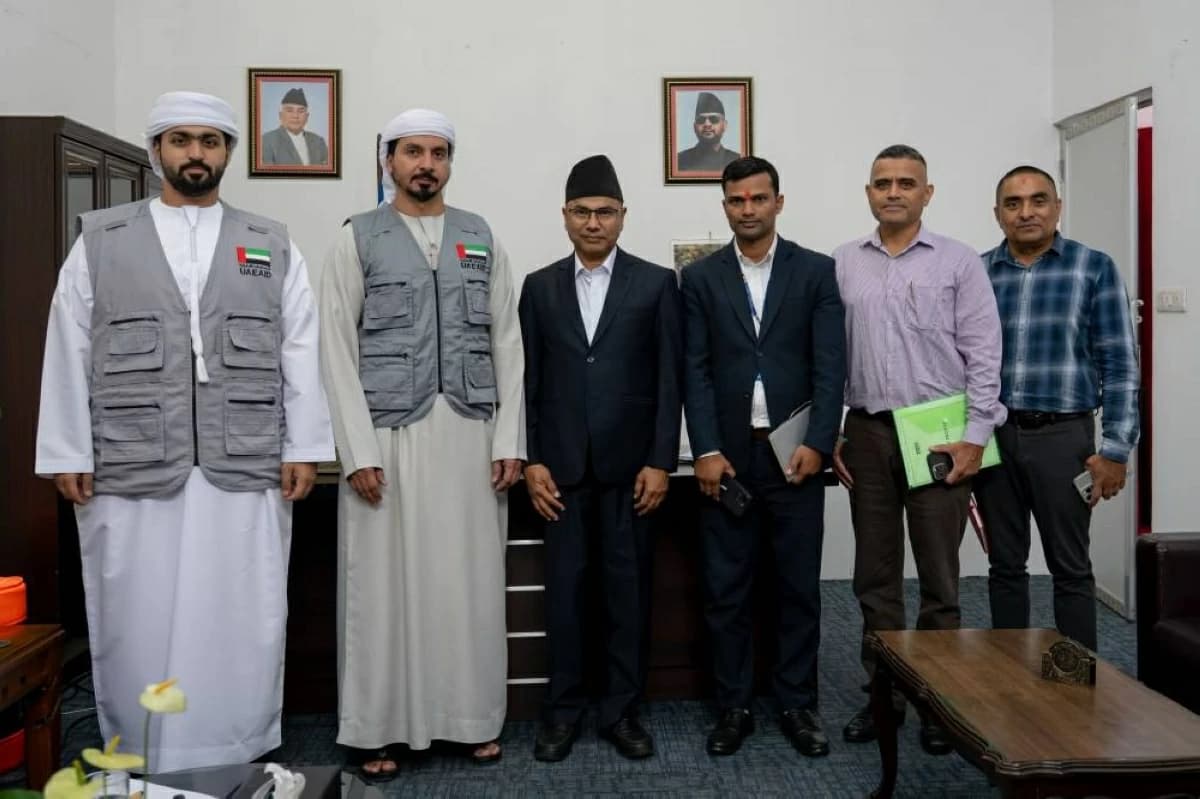 Emirates Relief meets Nepal Disaster Department