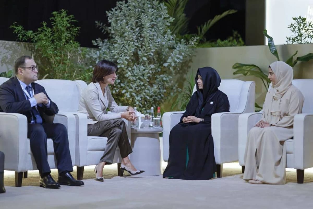Latifa bint Mohammed and Georgia's Deputy Prime Minister discuss cooperation