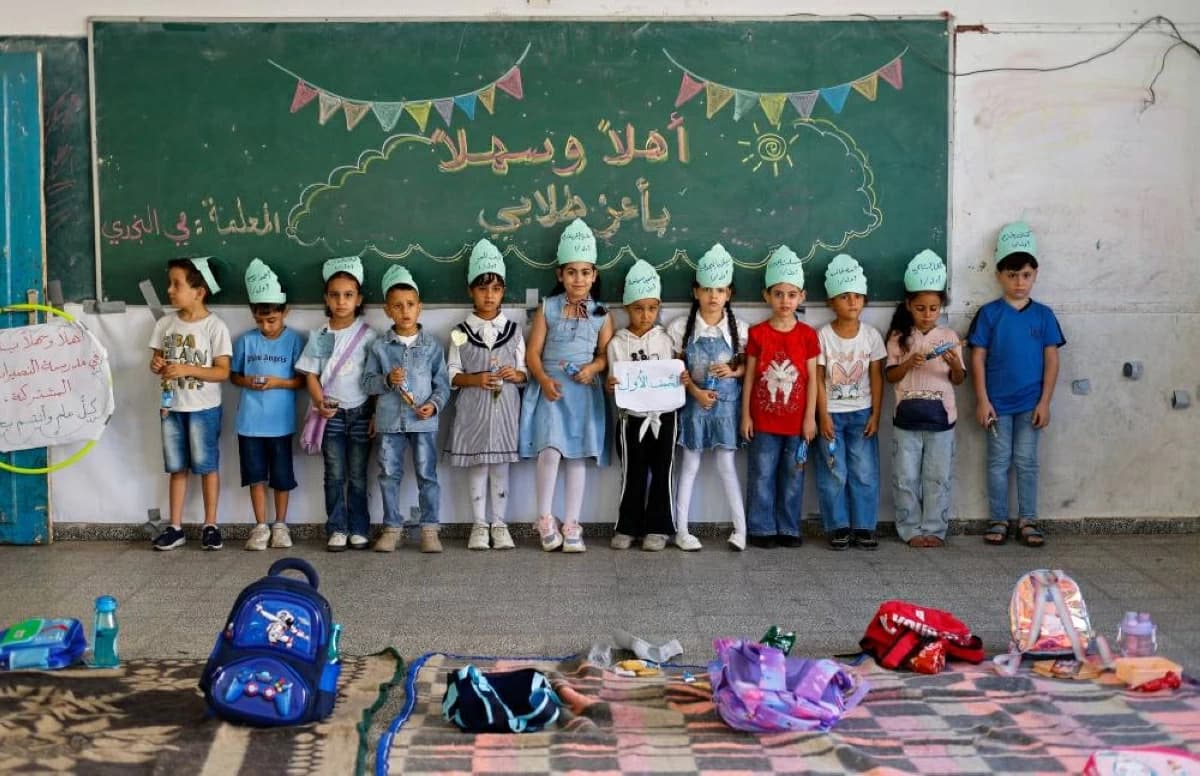 غزة تعيد التعلم بعد الحرب