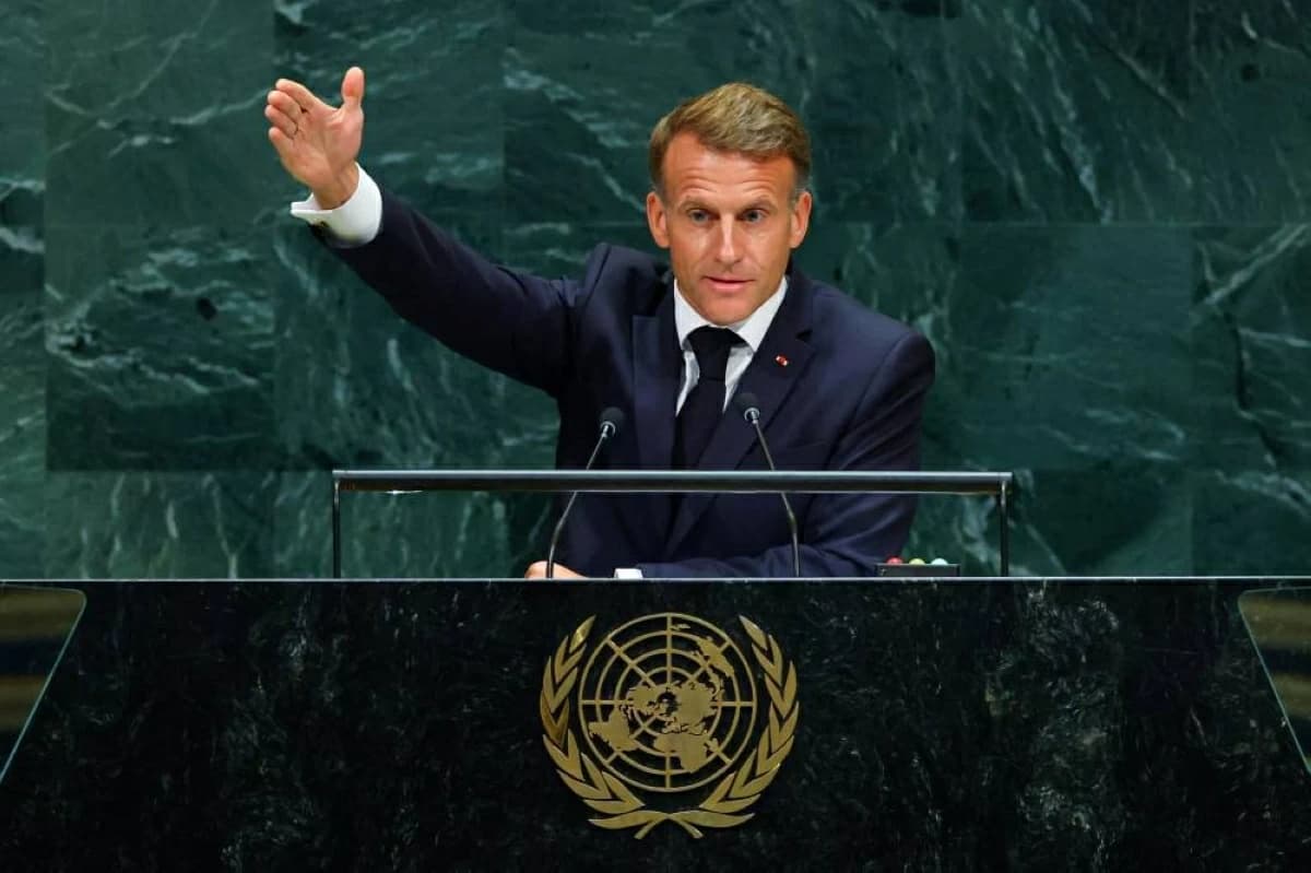 Macron Addresses UN on Gaza Situation