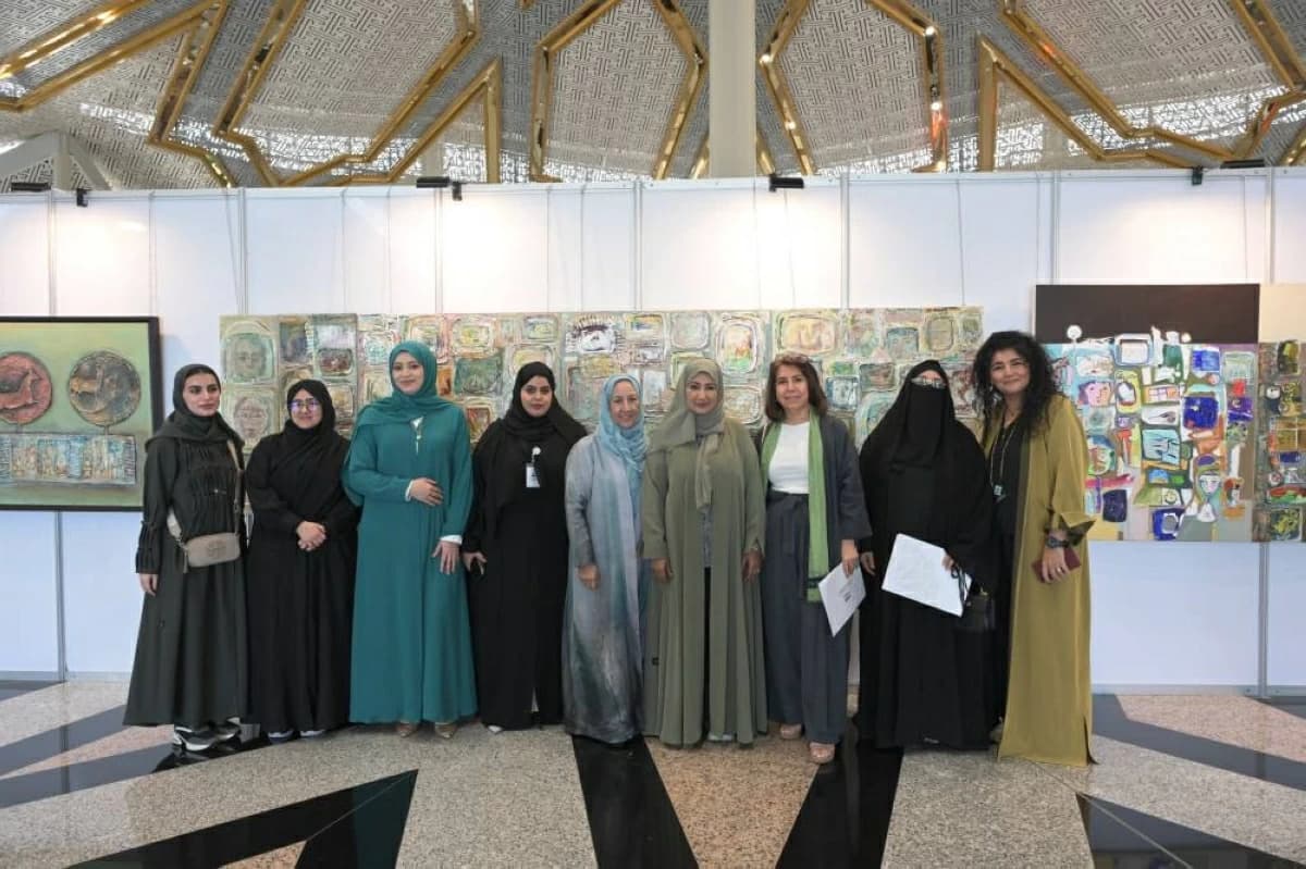 Three Emirati Women Artists' Paintings