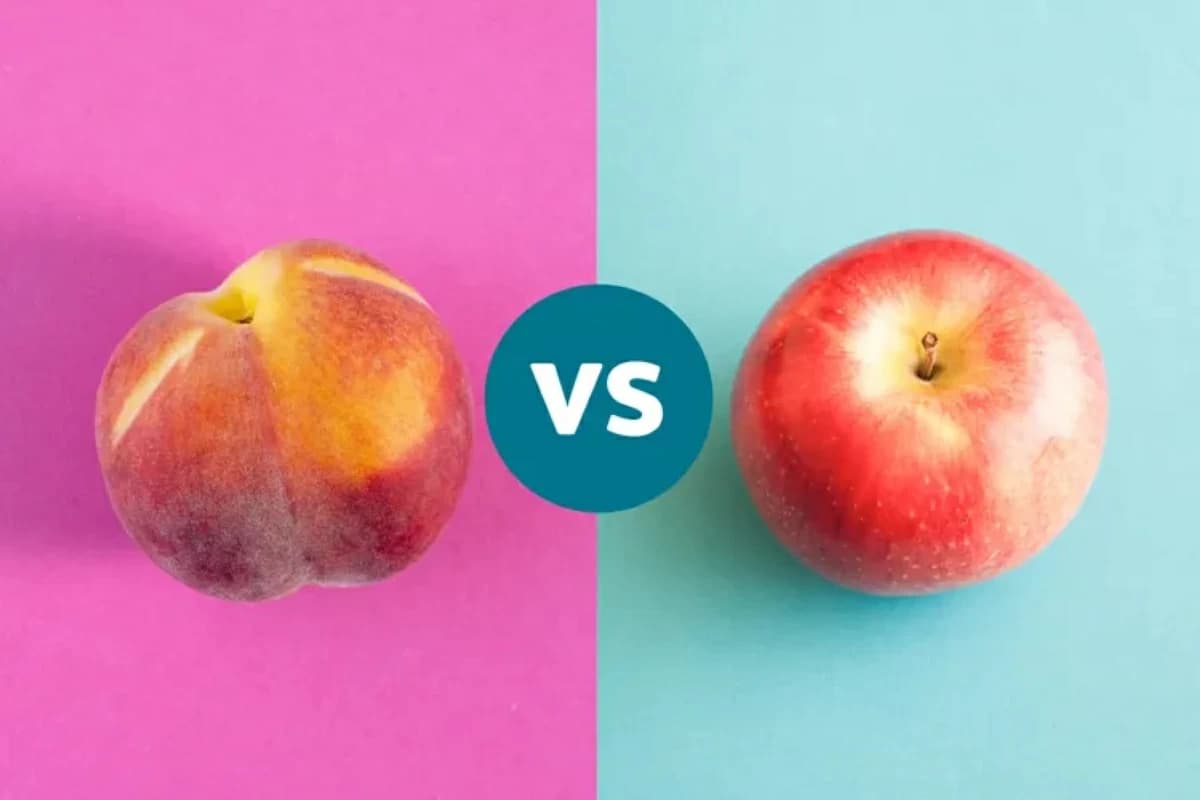 Apple versus peach for digestion