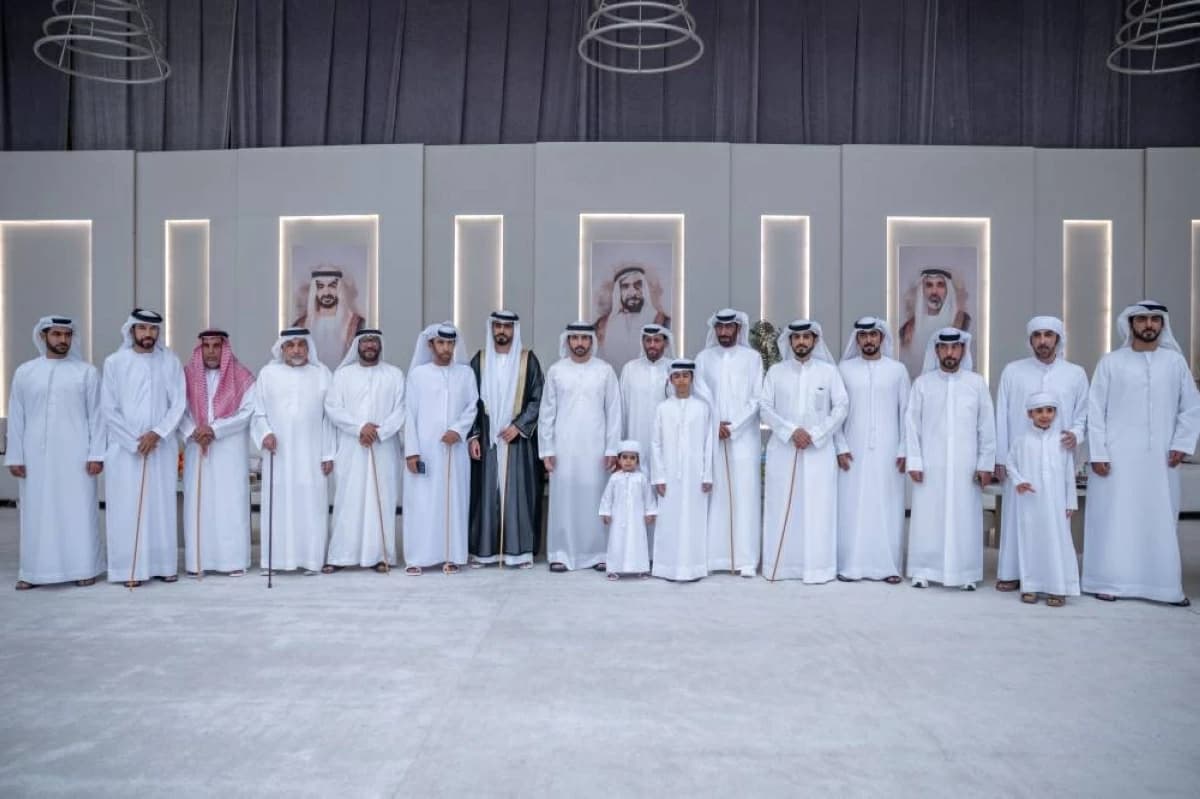 Hamdan bin Mohammed at Al-Zahari event