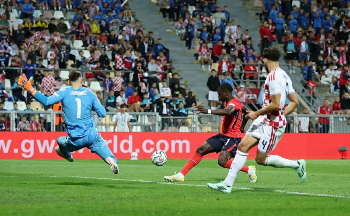 England wins 7-0 against Croatia