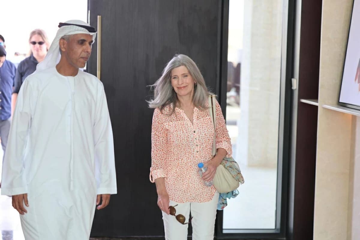U.S. Senator Attends Camel Race in Al Ain