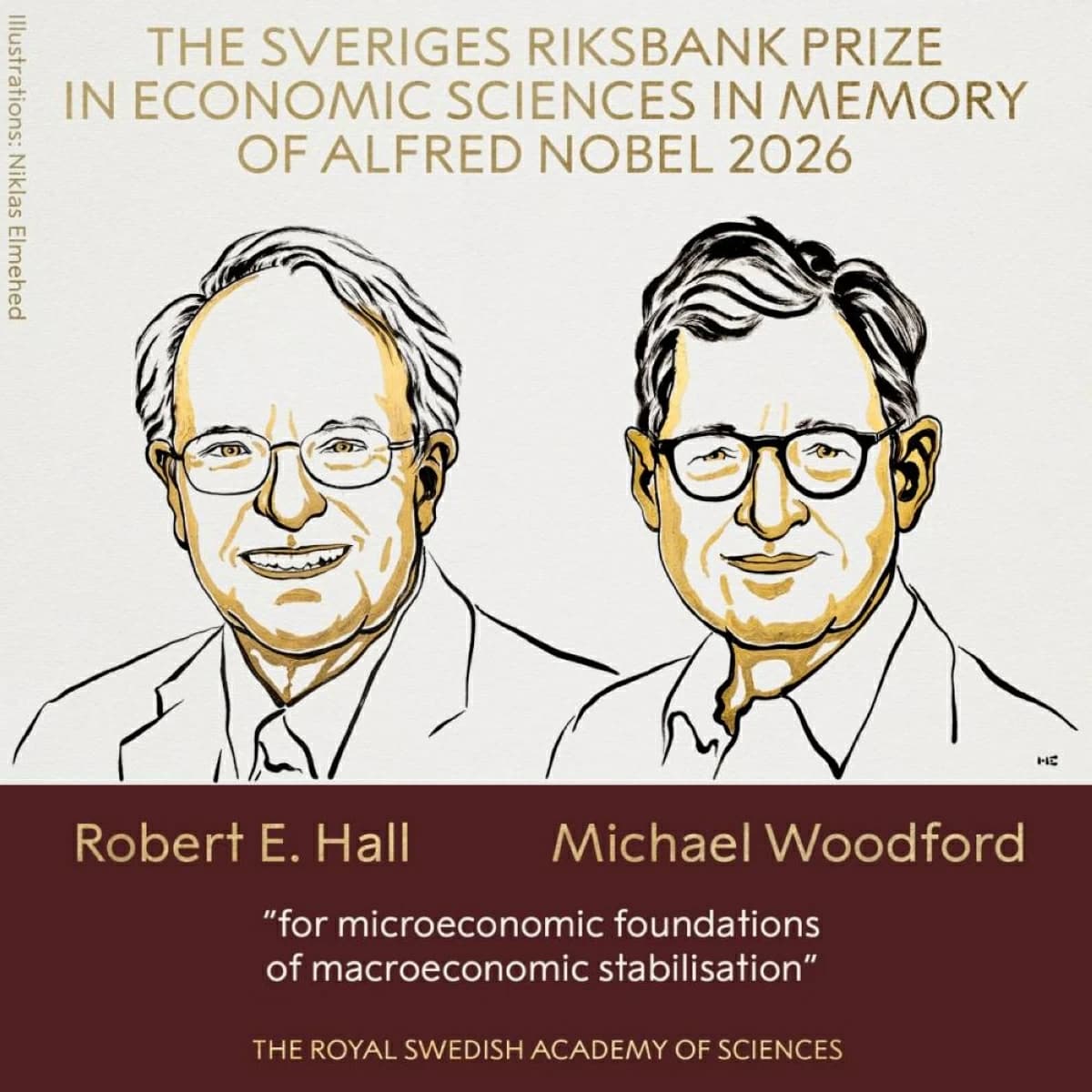 Nobel in Economics for Hall and Woodford
