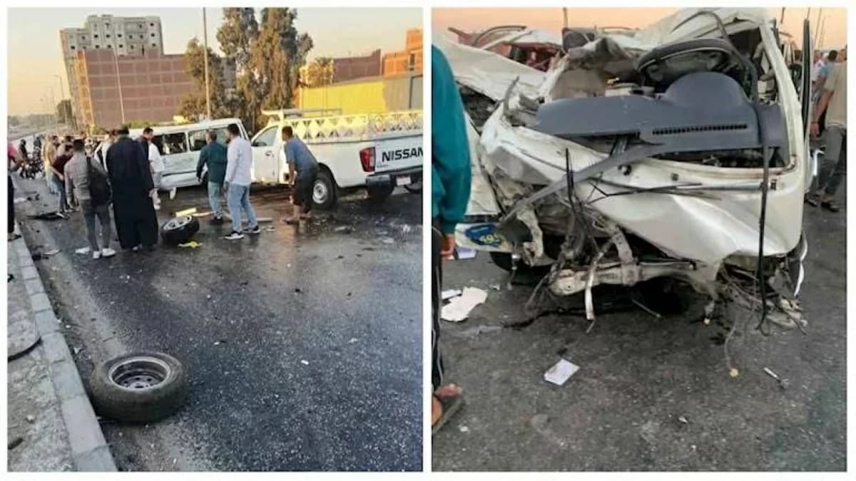 Egypt collision kills 19 including mother and daughters