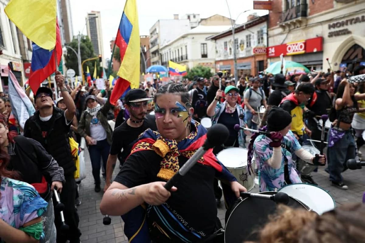 Colombia protests two months into presidency