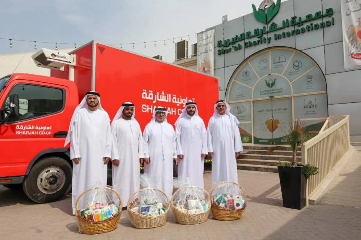 Al Sharjah Charity gets 350 food hampers