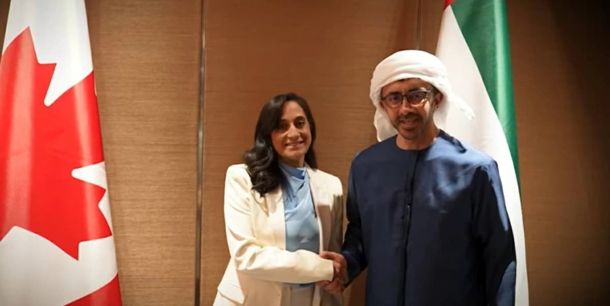 Abdullah bin Zayed Talks Ties with Canada