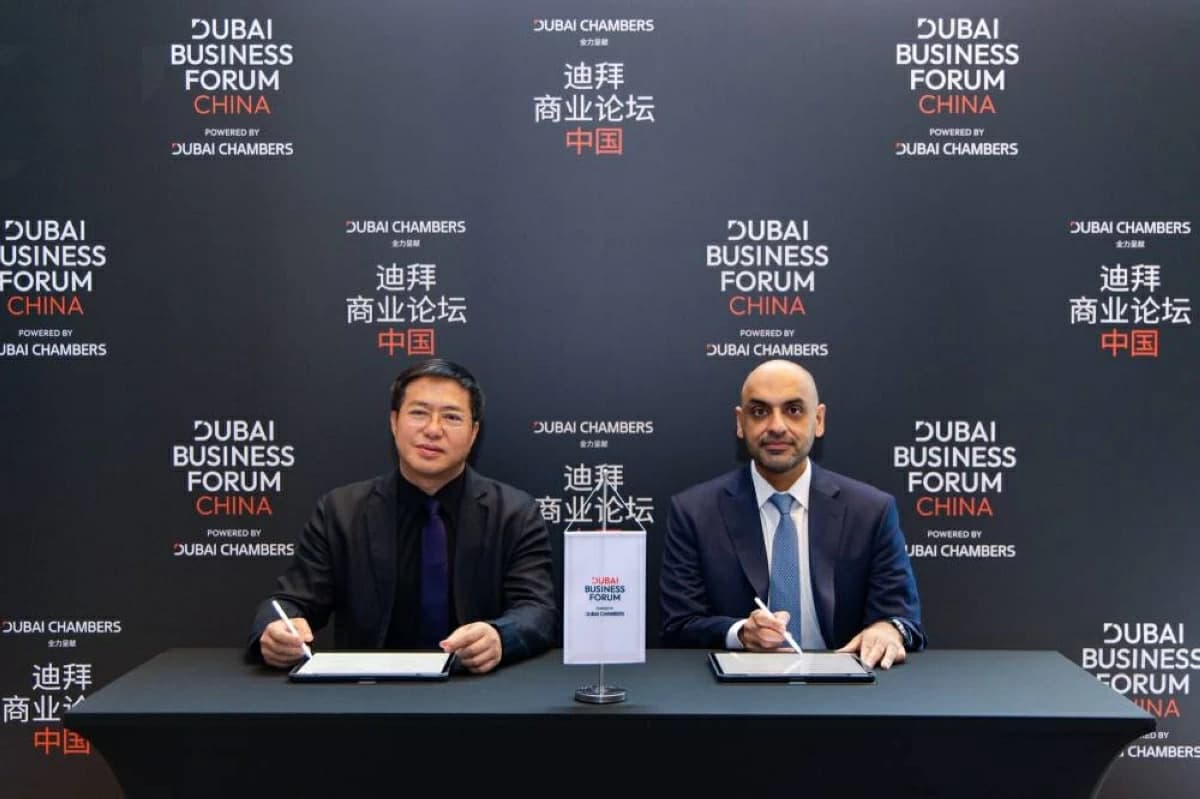 Dubai chambers sign agreements with China