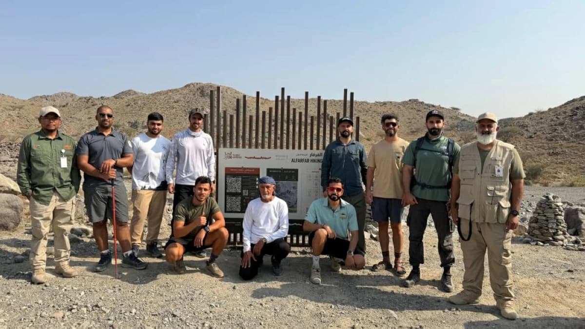Fujairah Adventures hosts Al-Farfar mountain trek