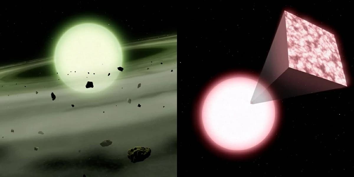 Rare White Dwarf Shows Green and Pink