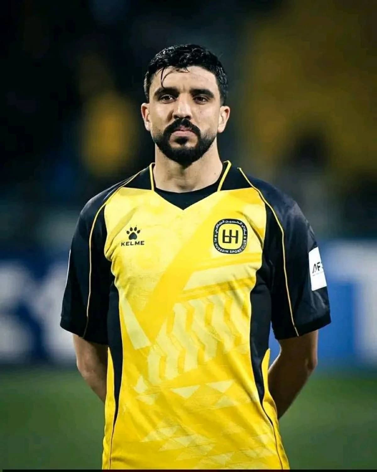 Al Hussein Irbid player gets unusual red card