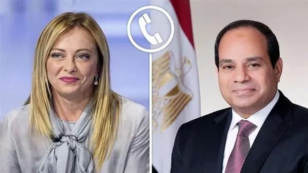 السيسي يناقش تعزيز التعاون مع إيطاليا