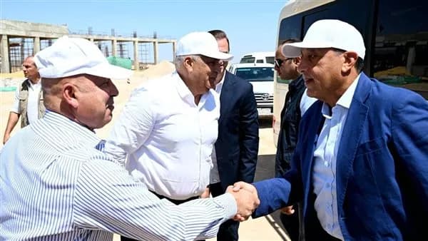 PM visits Marsa Matruh train station