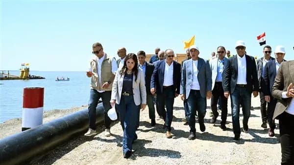 Mostafa Madbouly reviews Burullus Lagoon dredging