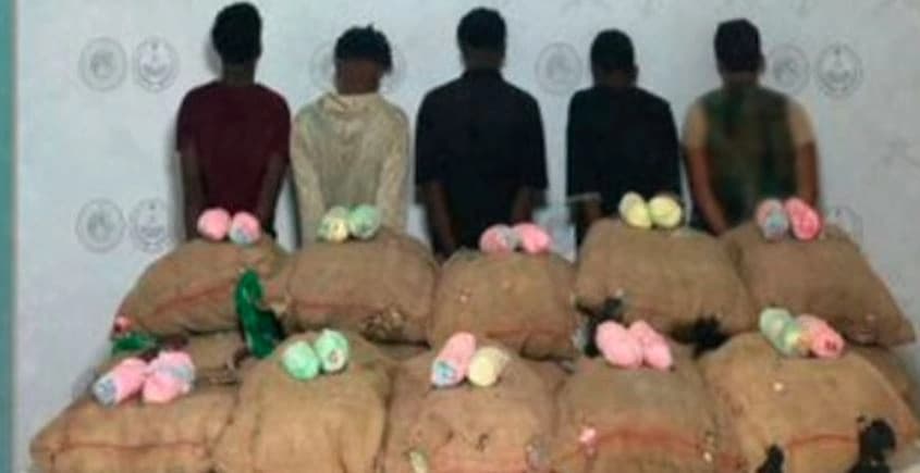 Five detained for qat smuggling in Asir