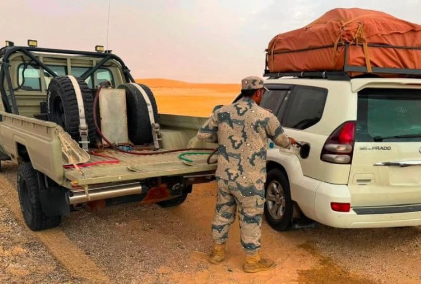 Eastern Border Guard assists stranded driver