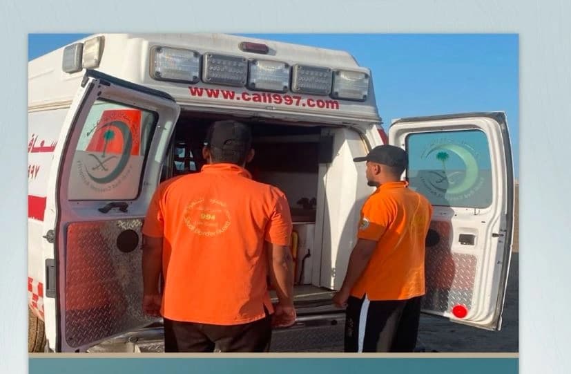 حرس الحدود ينقذ مواطنًا من الغرق بالمدينة المنورة