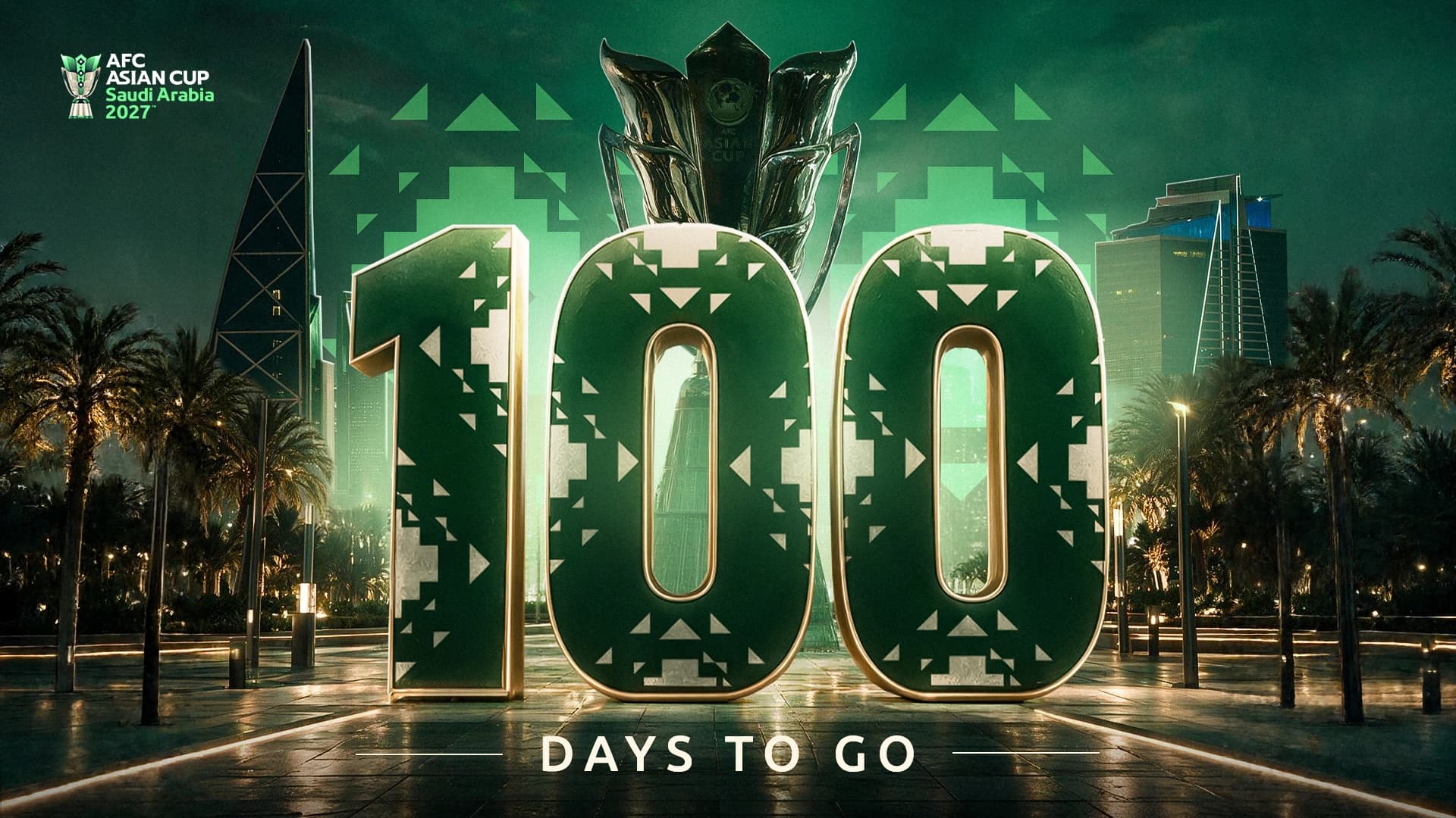 100 days to 2027 Saudi Asian Cup