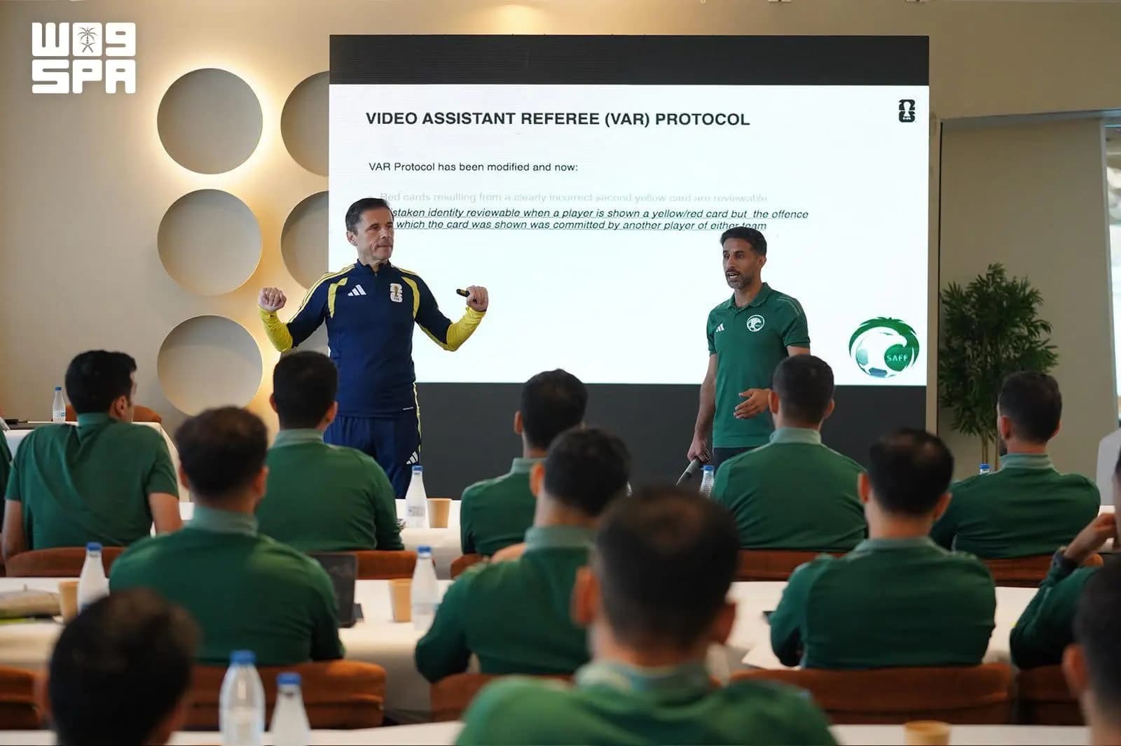 Duris Rawshan referees train in Spain