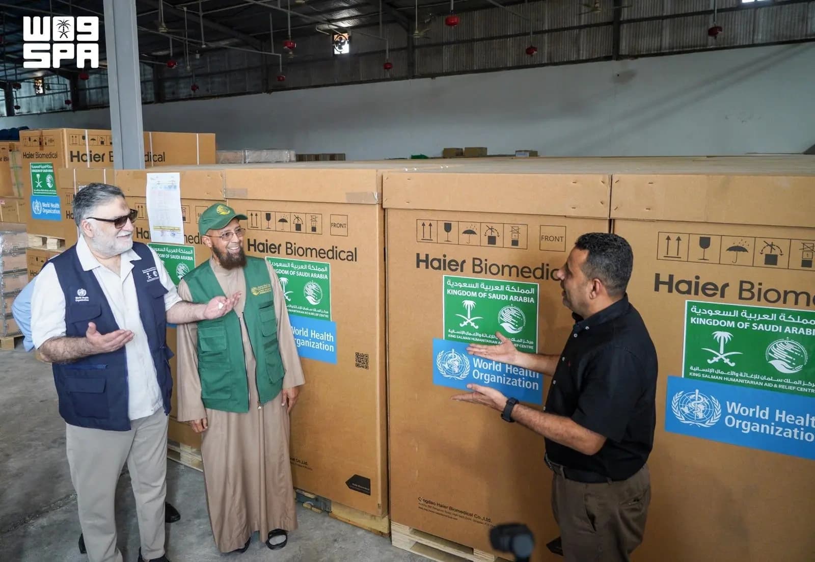 Salman Relief supplies cooling gear to Yemen health ministry