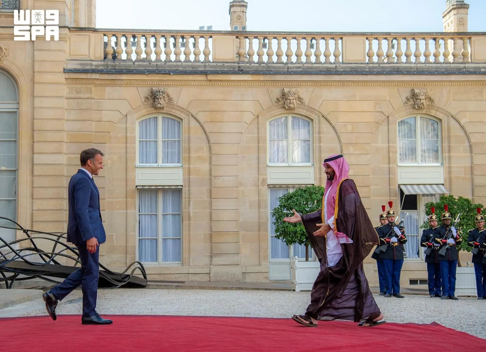 بيان ختام زيارة ولي العهد لفرنسا