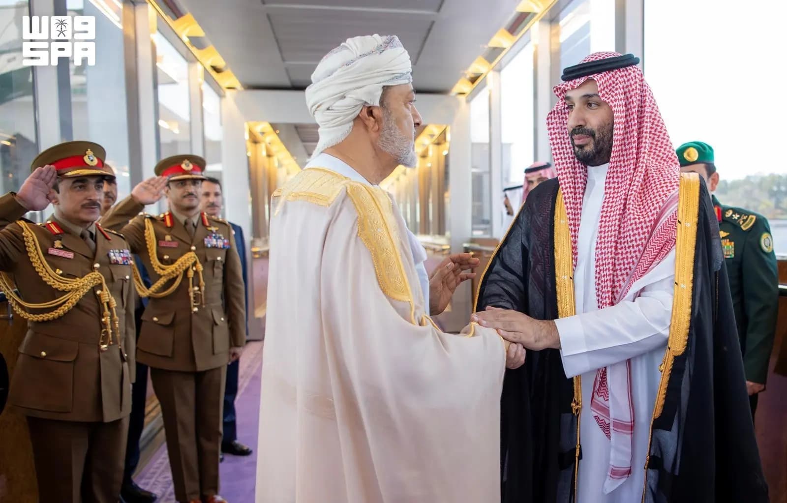 Oman Sultan leaves Jeddah with Crown Prince