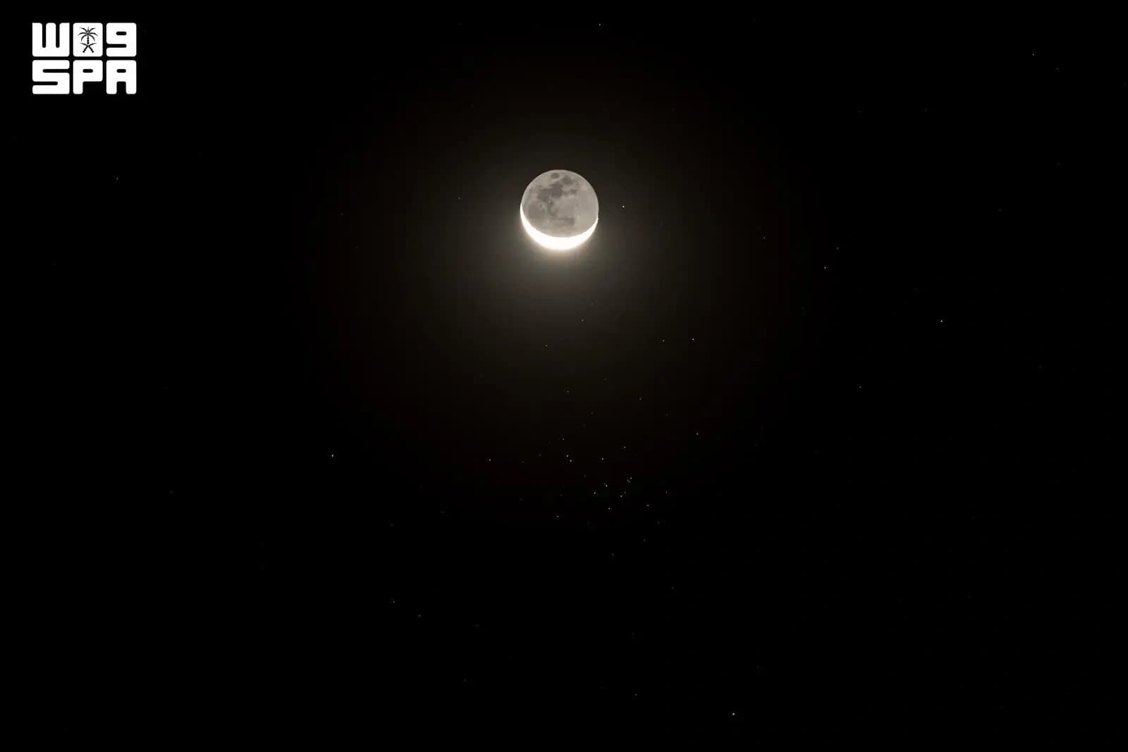 Moon joins star cluster Nestor in the north