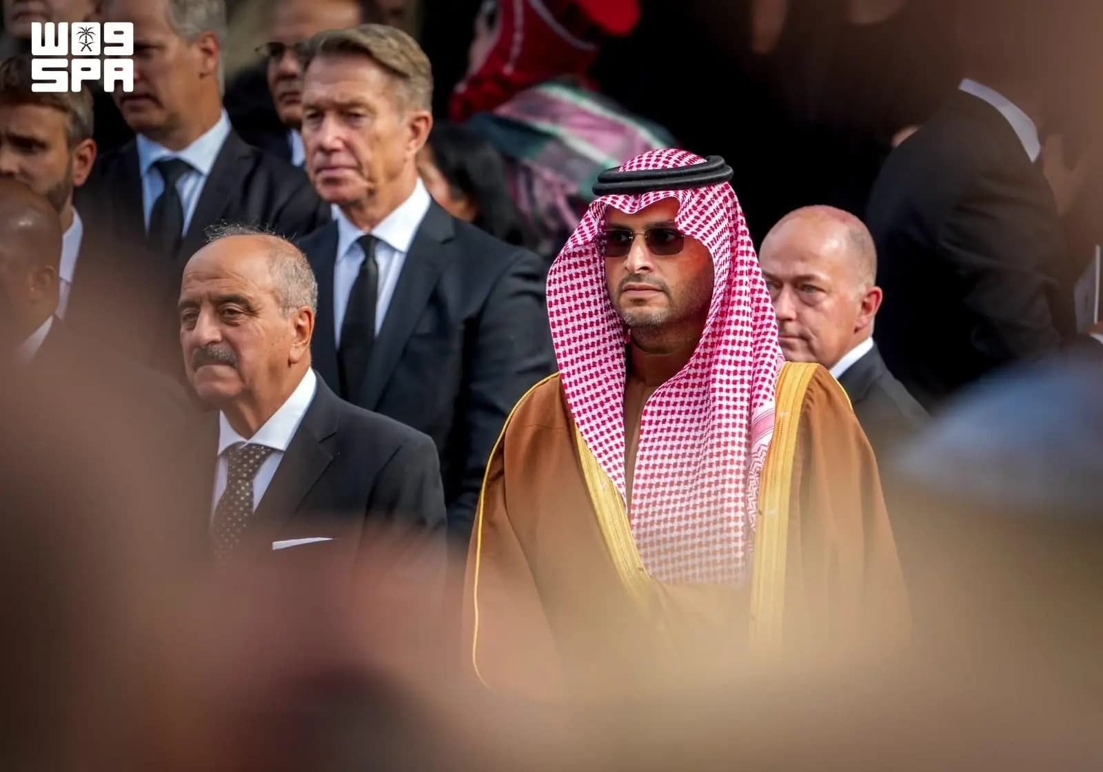 Turki bin Muhammad attends King Harald V funeral