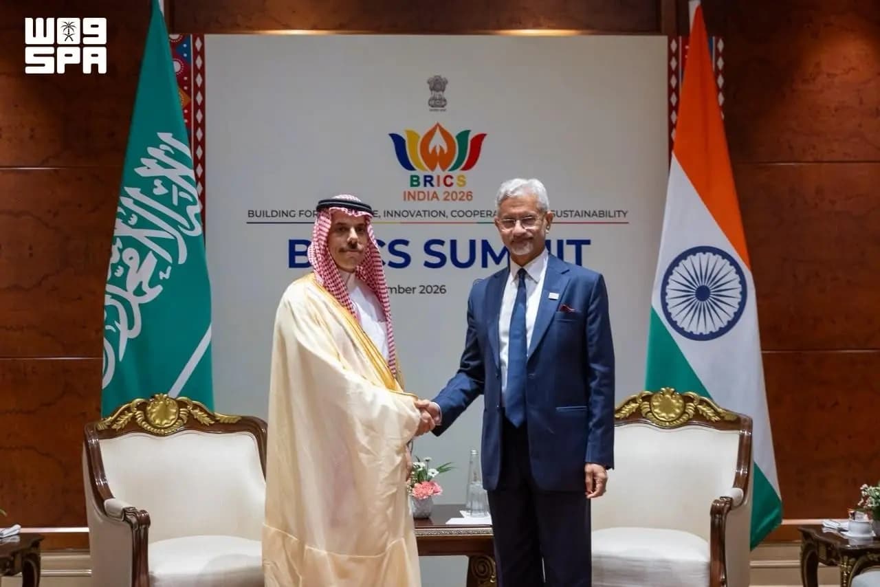 وزير الخارجية السعودي يناقش التطورات الإقليمية مع الهند