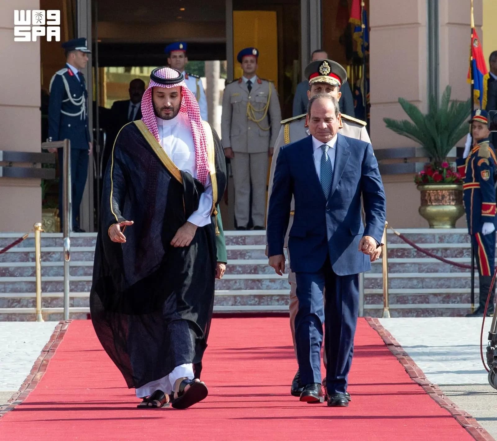 Crown Prince thanks Egypt President