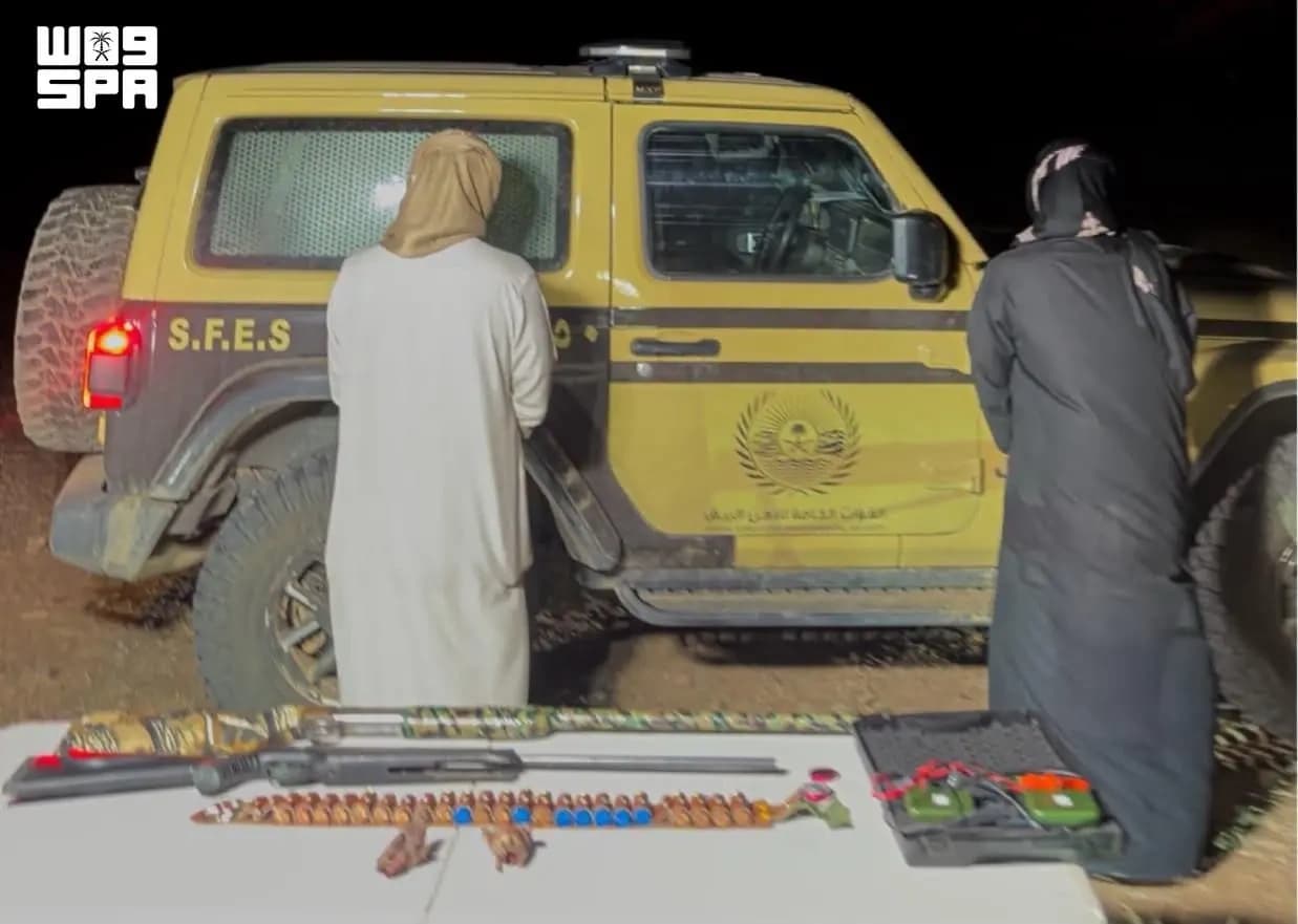 الأمن يضبط مخالفين للصيد غير المرخص في المدينة