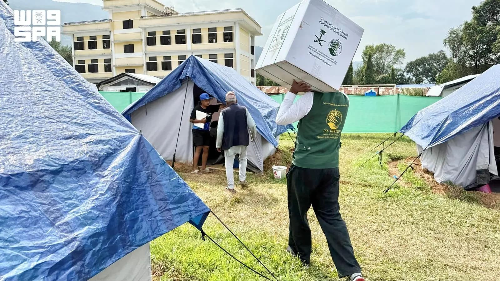 Salman Relief provides flood aid in Tersuli Nepal
