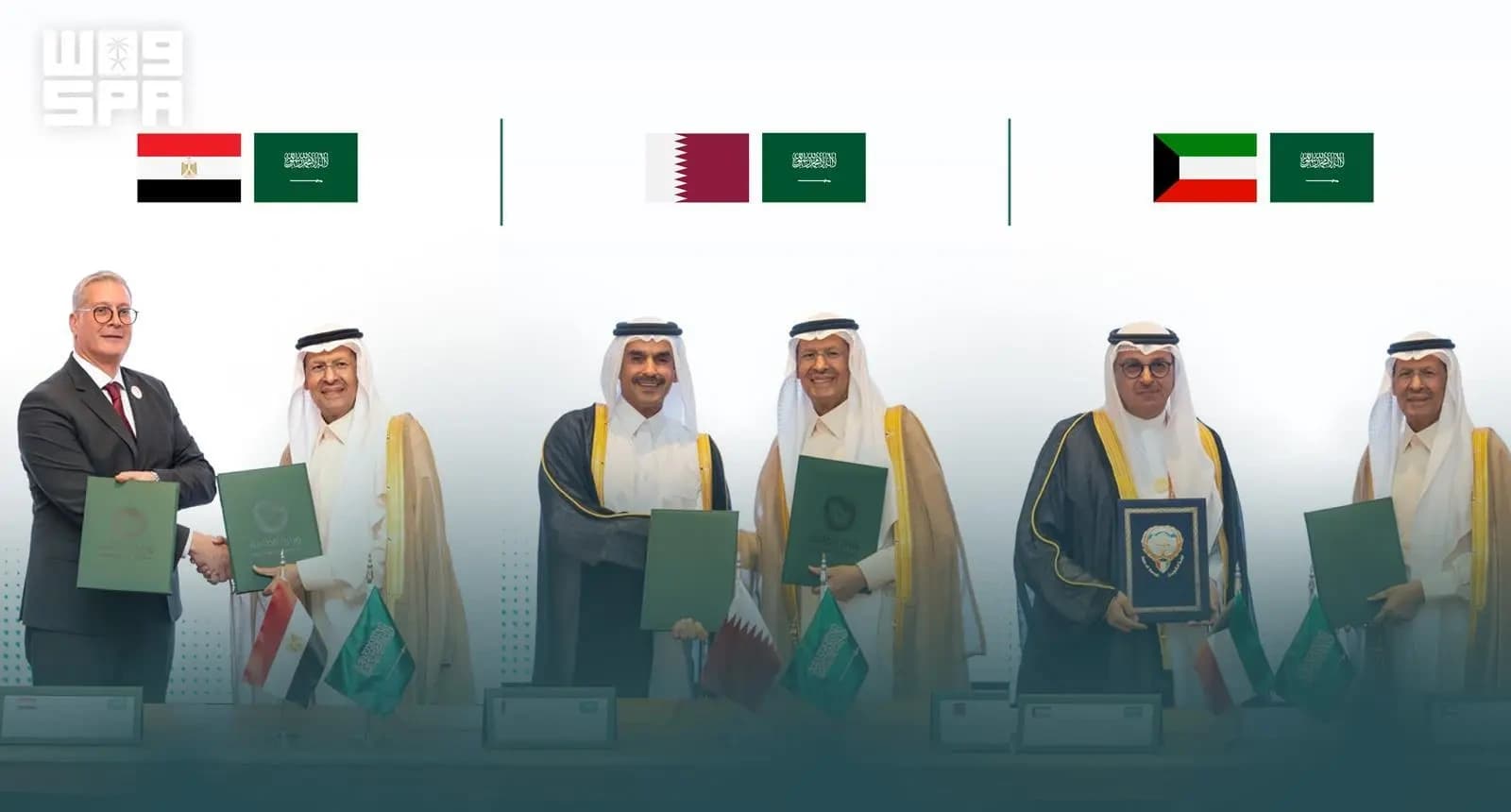 بن سلمان يوقع اتفاقات مع وزراء الطاقة