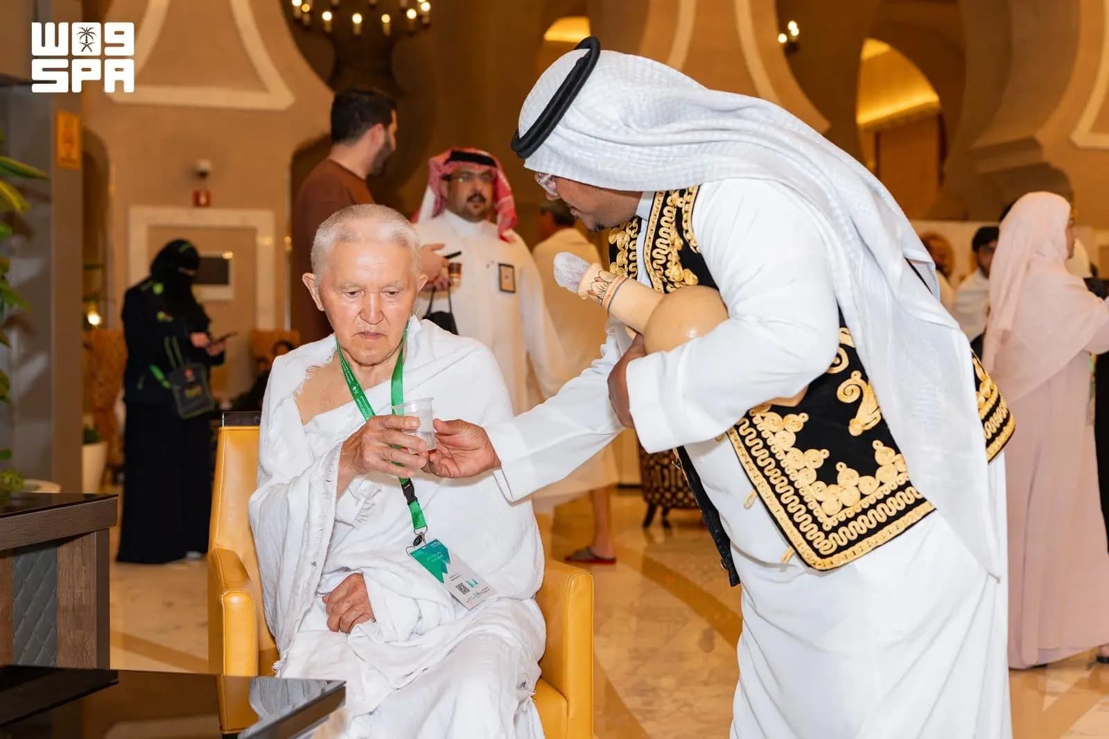 ضيوف الدفعة الرابعة لأداء مناسك العمرة