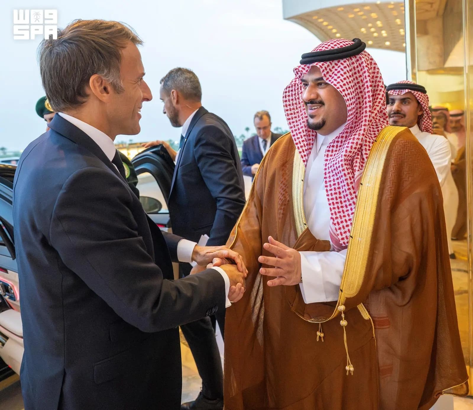 French President leaves Riyadh with deputy emir