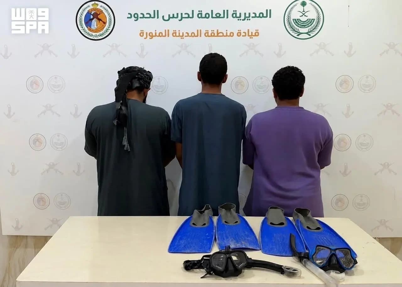 Yanbu secures safety with three arrests