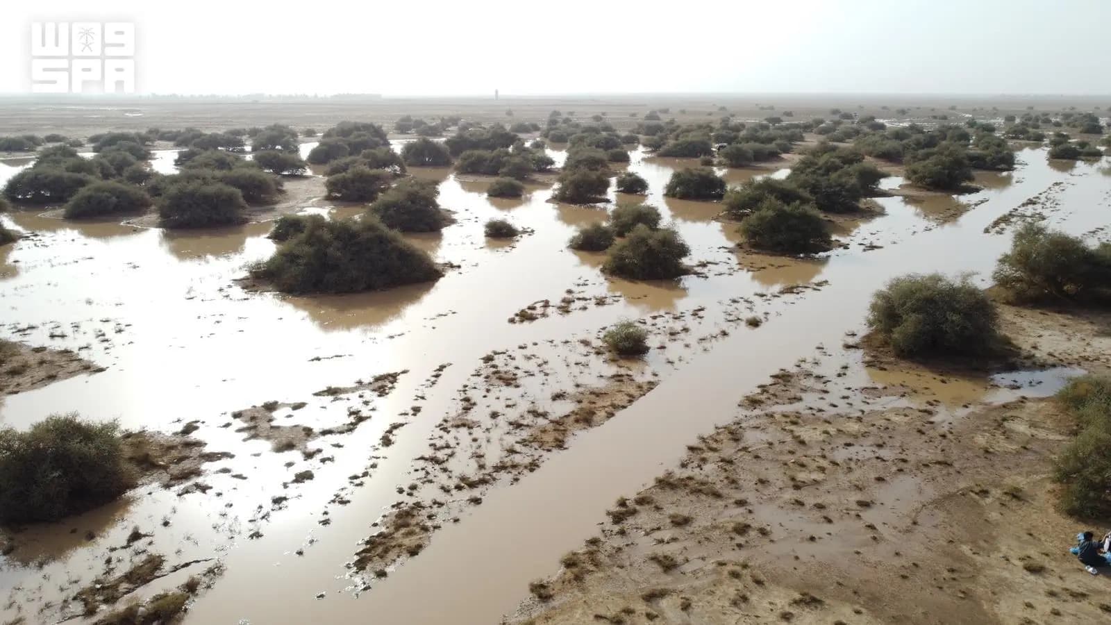 Floods Sweep Umm Adhan