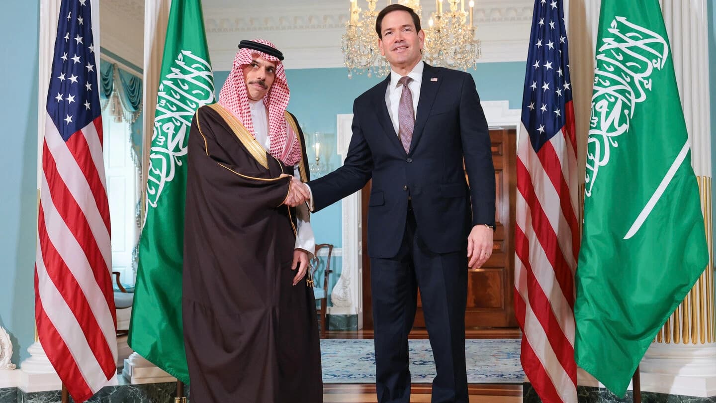 Prince Faisal bin Farhan meets U.S. Secretary