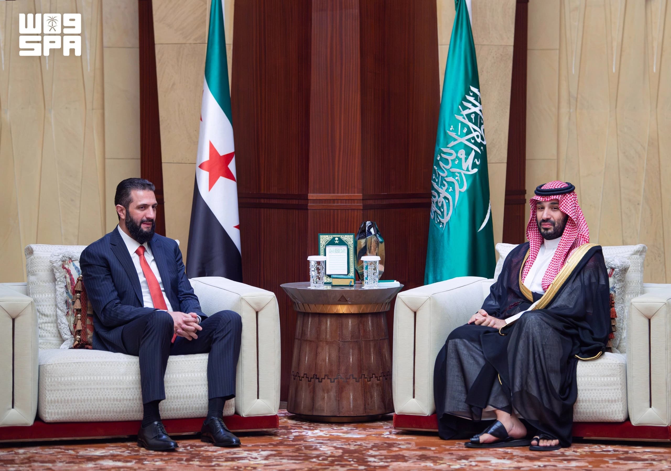 Crown Prince holds talks with Syrian President