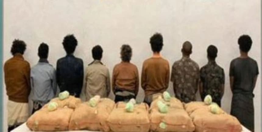 Nine detained for qat smuggling in Jazan