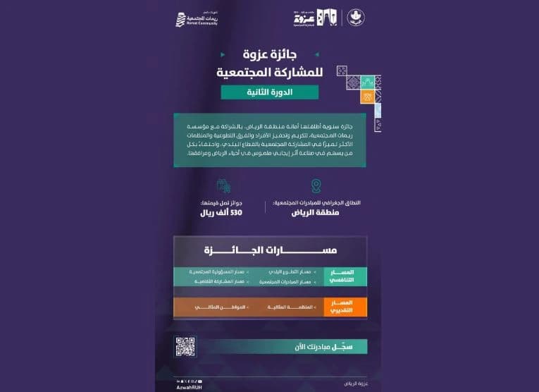 Riyadh invites to Ezwa Award