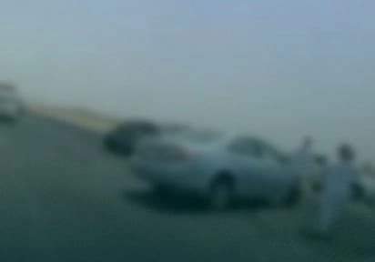 المرور يتعامل مع حادث في مكة