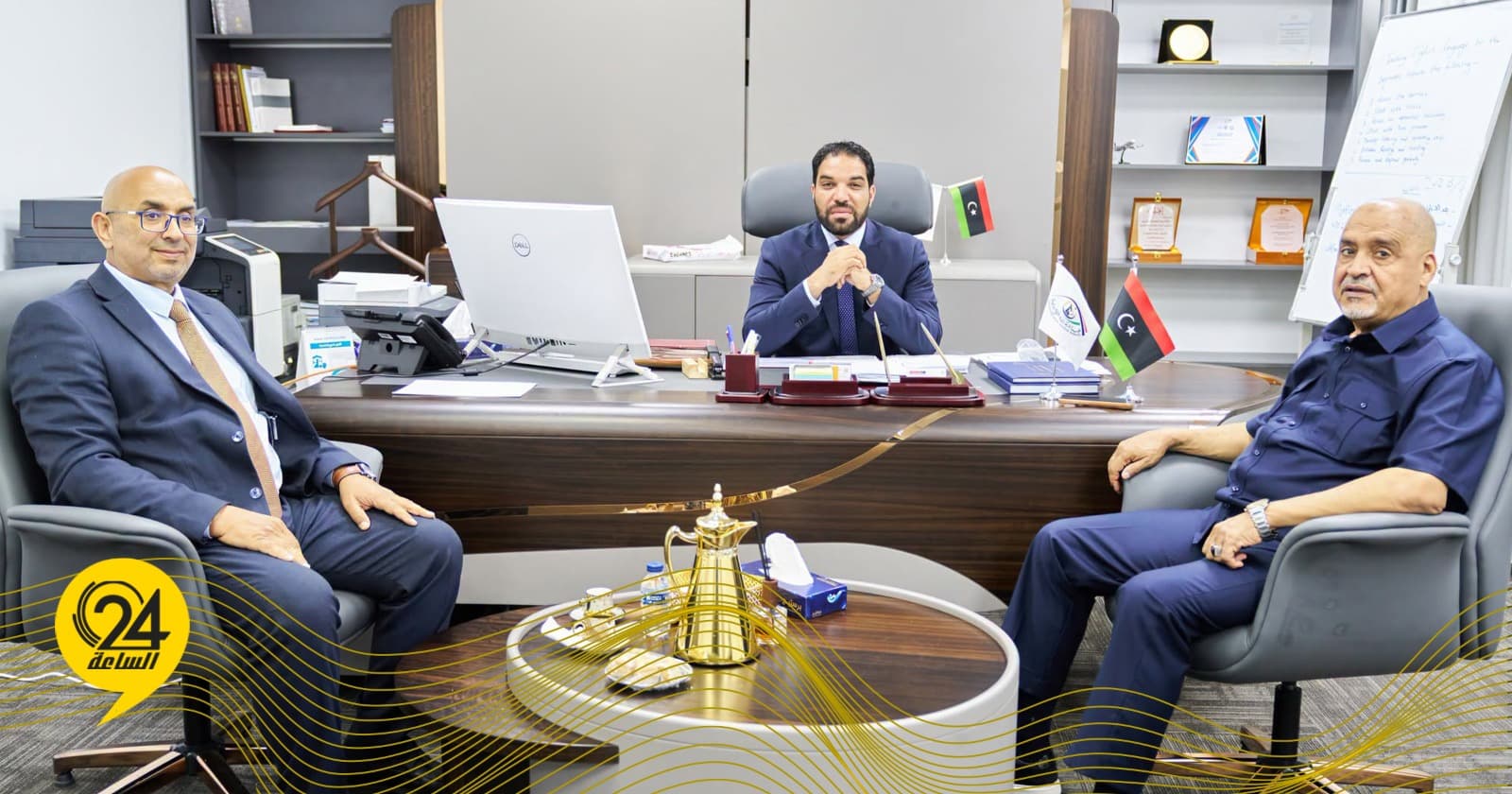Qadrouh Bwah updates Al-Saghir on investigator training project