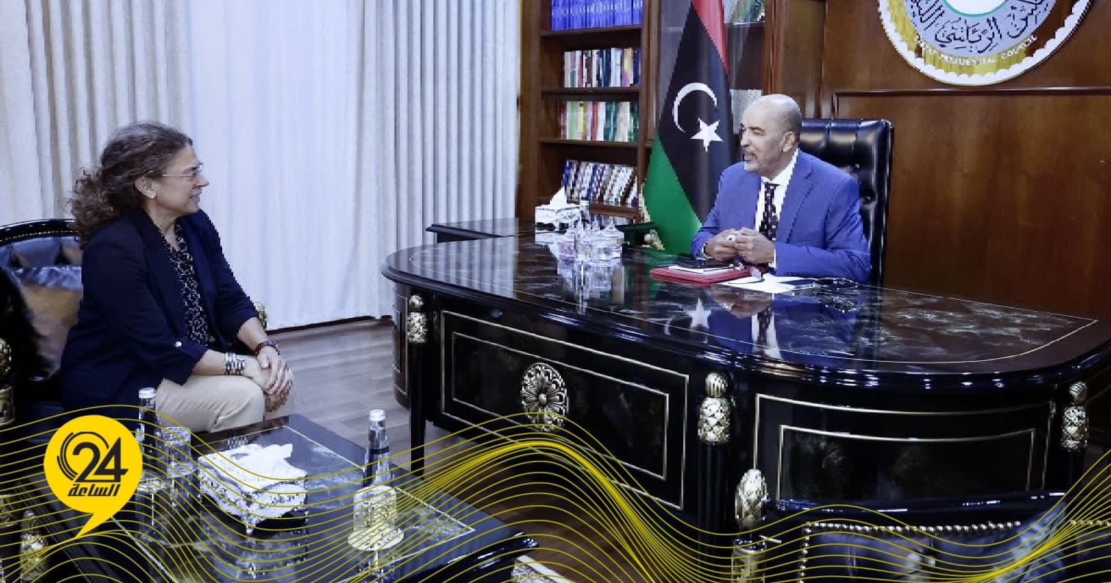 الكوني يبحث مع خوري تطورات الأوضاع السياسية